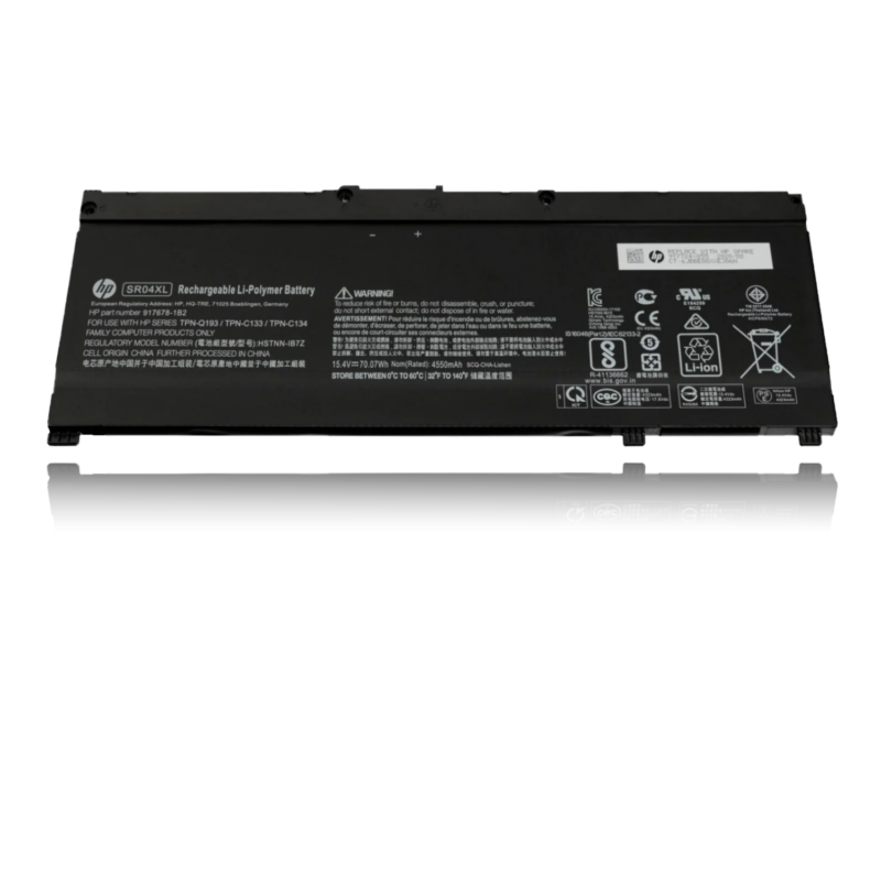 HP SR03XL Original OEM 52.5Whr 4550mAh 11.55V Laptop Battery for Select HP Laptops