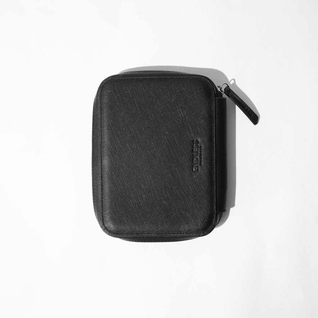 Endless Companion Leather Adjustable Pen Pouch - 10 Pens - Black