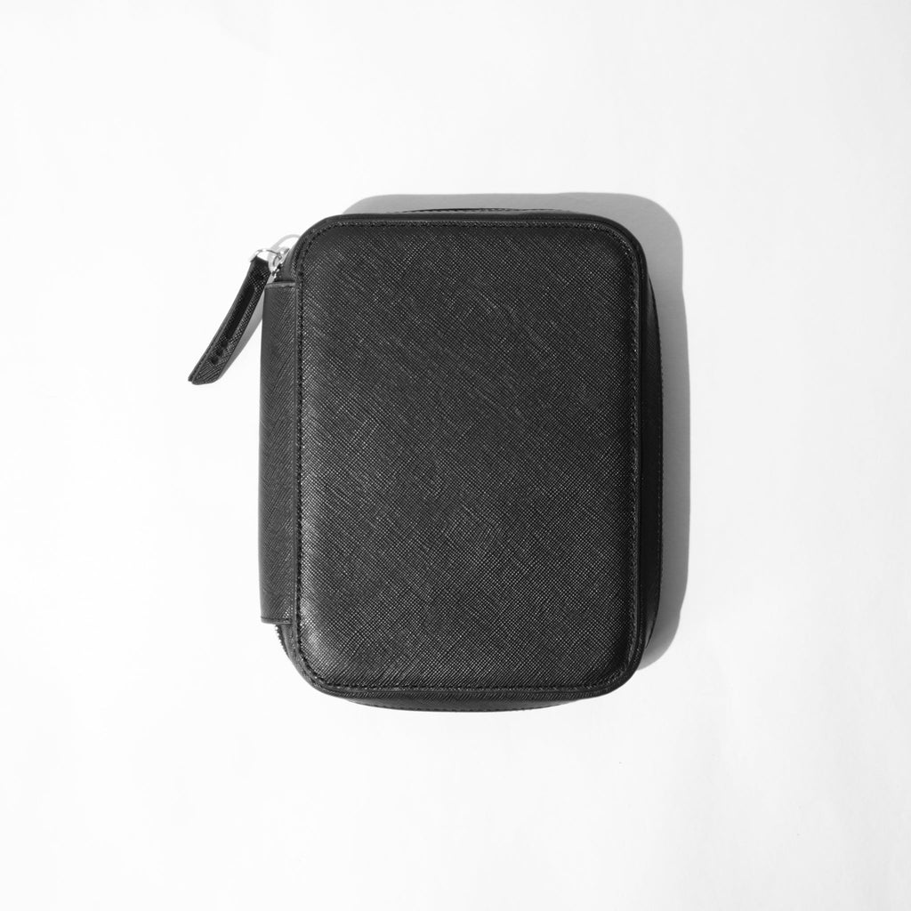 Endless Companion Leather Adjustable Pen Pouch - 10 Pens - Black