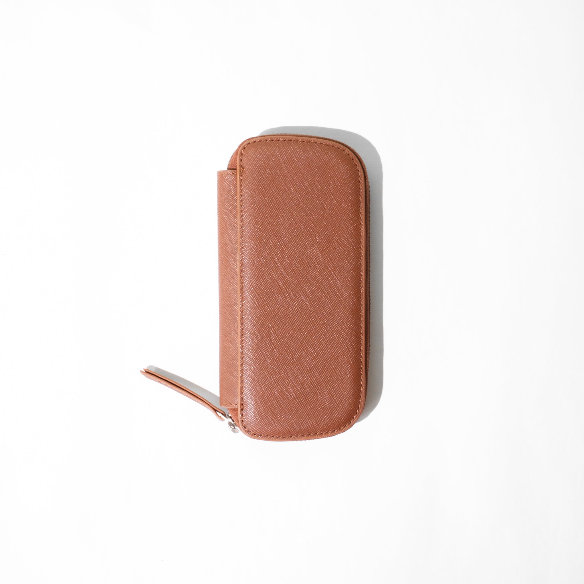 Endless Companion Leather Adjustable Pen Pouch - 3 Pens - Brown