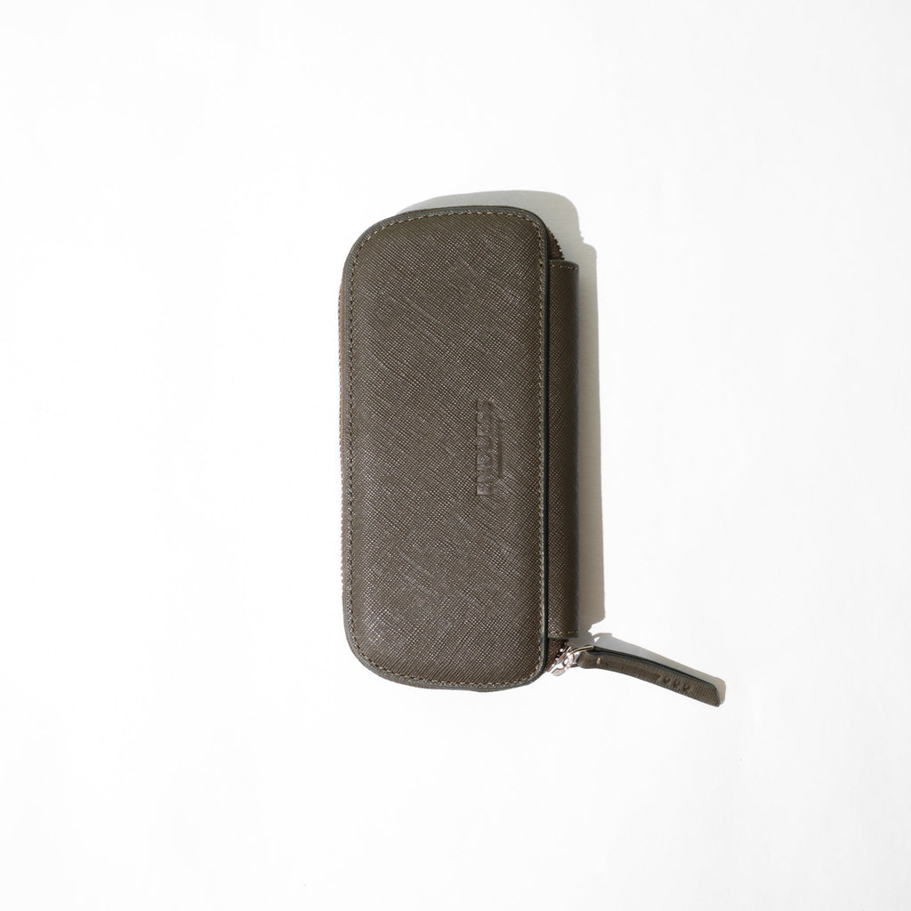 Endless Companion Leather Adjustable Pen Pouch - 3 Pens - Green
