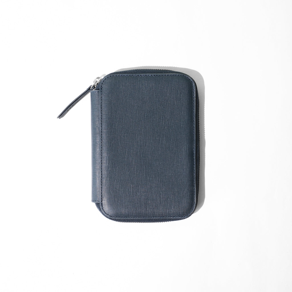 Endless Companion Leather Adjustable Pen Pouch - 5 Pens - Blue
