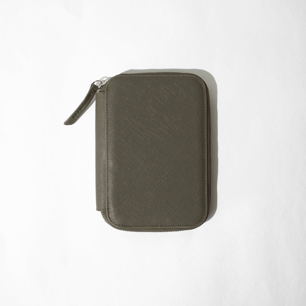 Endless Companion Leather Adjustable Pen Pouch - 5 Pens - Green