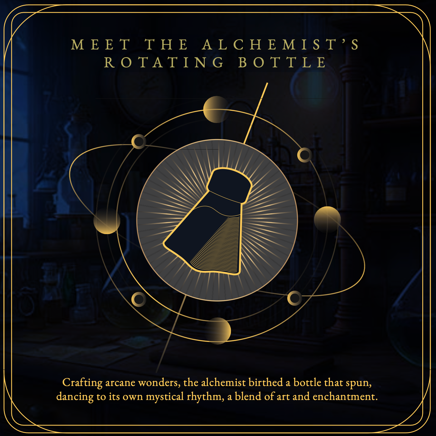 Endless Alchemy Fountain Pen Inks - Obsidian Moon - 45 ML - Stardust