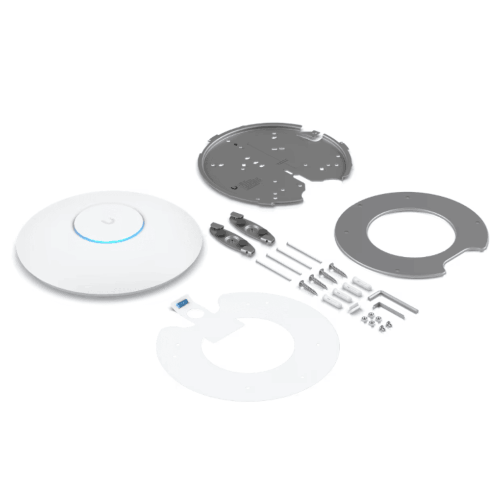 Ubiquiti UniFi Ceiling mounted U6-LR WiFi 6 Long Range Access Point with 8 Spatial Streams