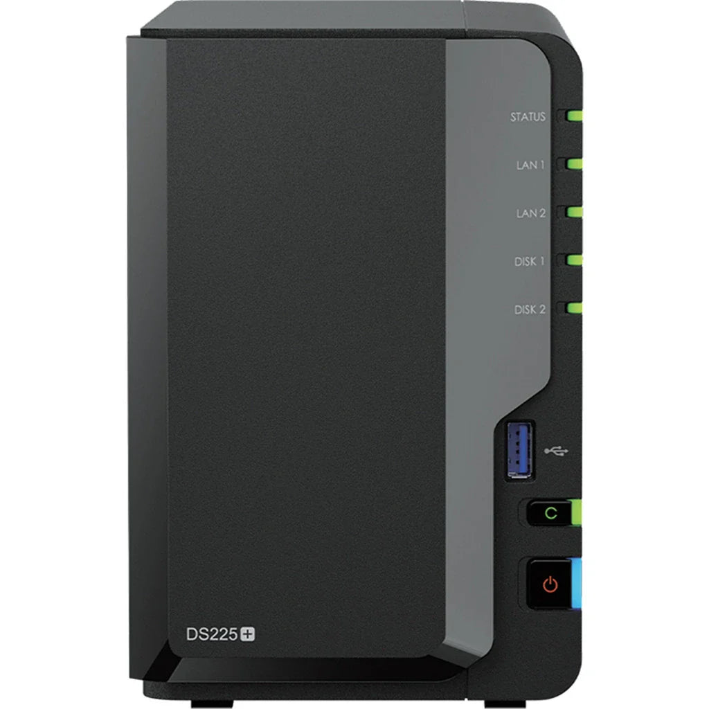 Synology DiskStation DS225+ 2-Bay Upto 40TB Storage Support NAS Enclosure