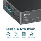 TP-Link TL-SL1218MP 16 Port 10/100Mbps Fast Ethernet Gigabit Rackmount Switch with 2 SFP Slots