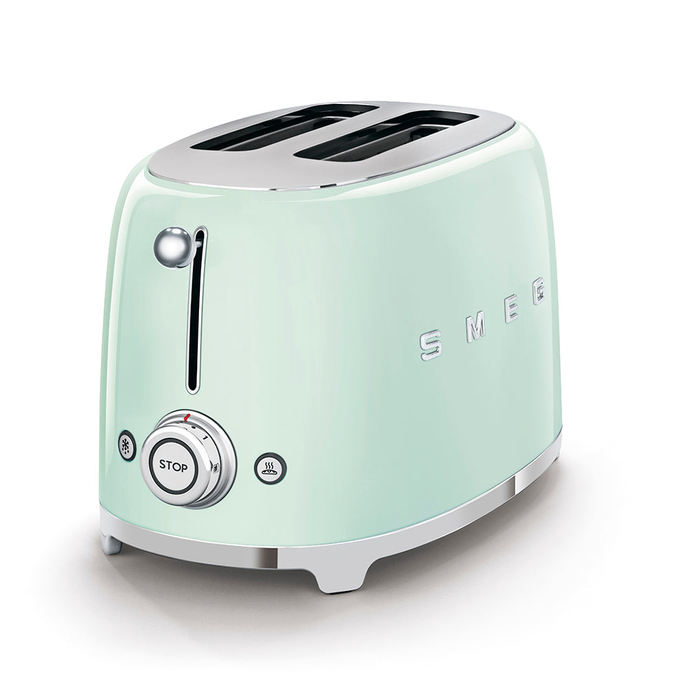 Smeg Retro Stainless Steel Pop up 2 Slice Toaster