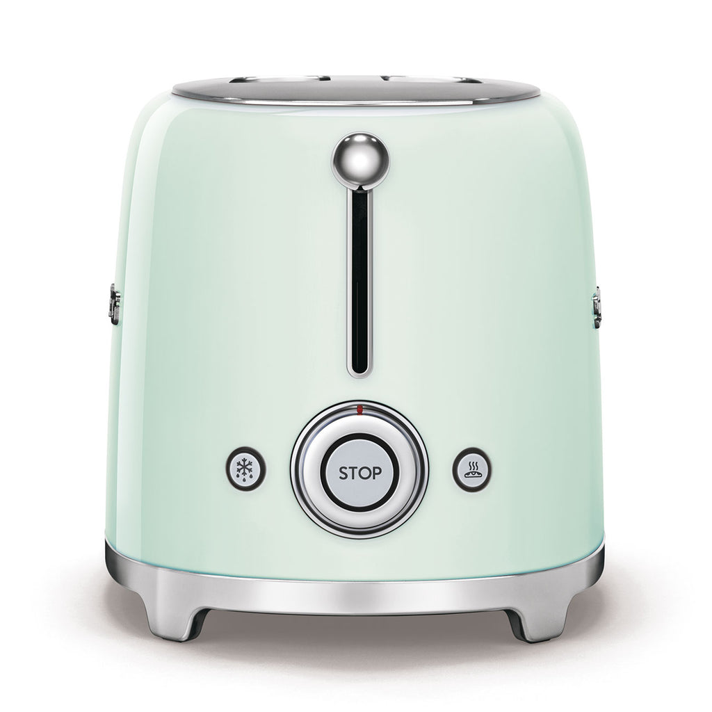 Smeg Retro Stainless Steel Pop up 2 Slice Toaster
