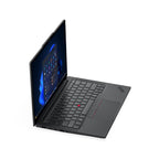 Open laptop with ThinkPad logo on a white background