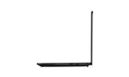 Black laptop on a white background