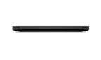 Black metal bracket on a white background