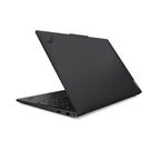 Black ThinkPad laptop on a white background