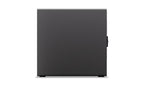Black computer case on a white background