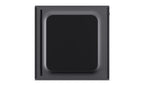 A dark gray square electronic device with a large black rectangular panel in the center, shown on a plain white background.
