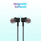 Toreto Beta Lite Wireless Bluetooth 5.0 Neckband Headset with upto 20Hrs Playtime