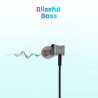 Toreto TOR-300 Beta Lite Wireless Bluetooth 5.0 Neckband Headset with ENC Noise Cancelling Mic Upto 20Hrs Playtime - Grey
