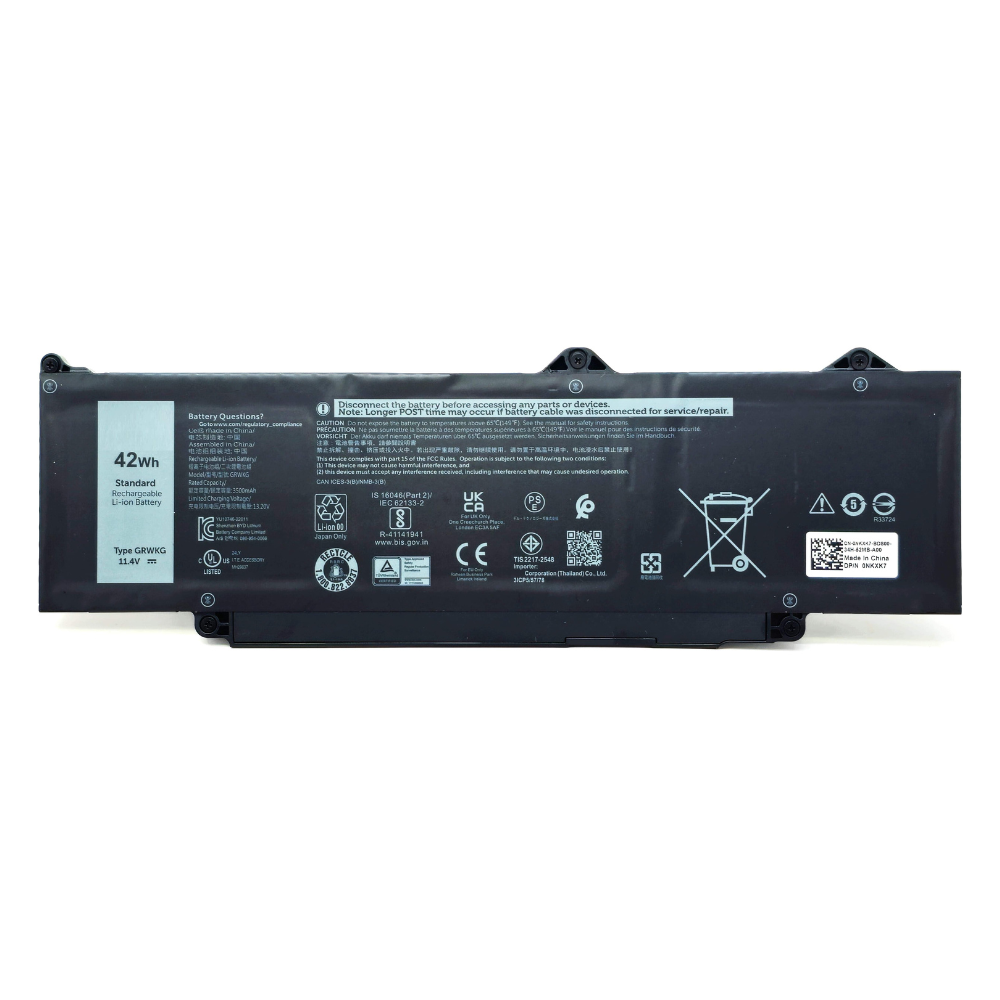 Dell Original 42WHR 11.4V 3-Cell Laptop Battery for Precision 3480 3490 3580 3590