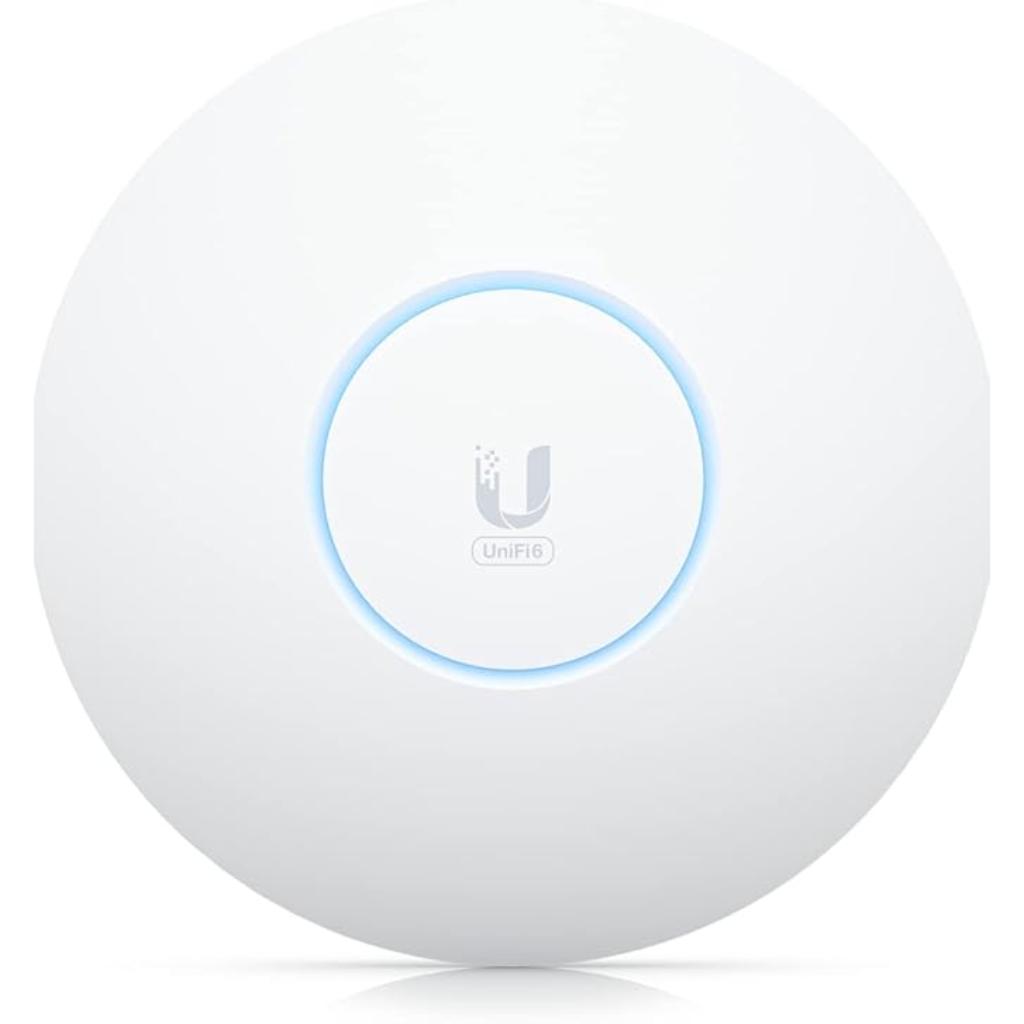 Ubiquiti UniFi U6-Enterprise Ceiling-Mount WiFi 6E Access Point Multi Band 6 GHz Support