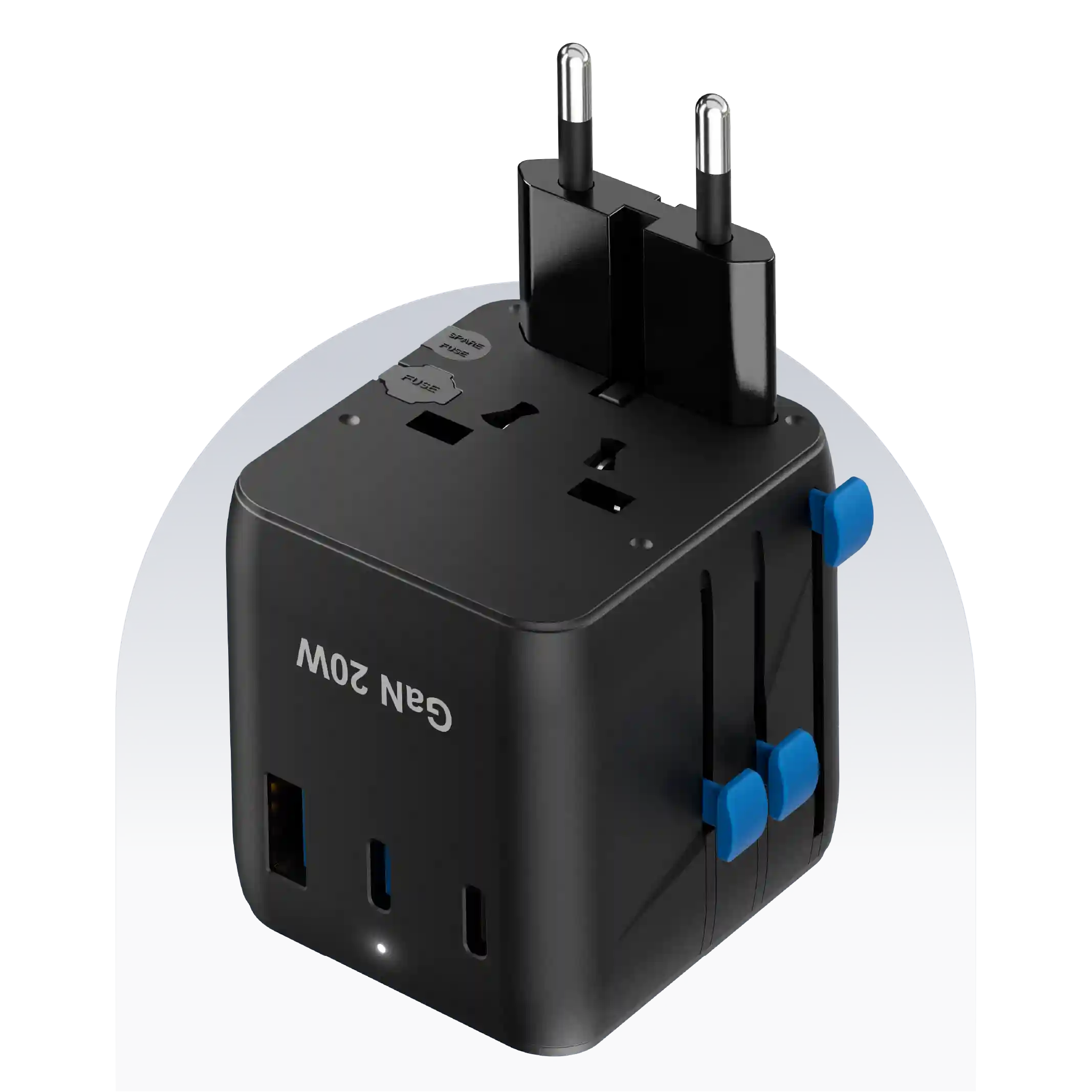20W UniPort Universal Travel Adapter