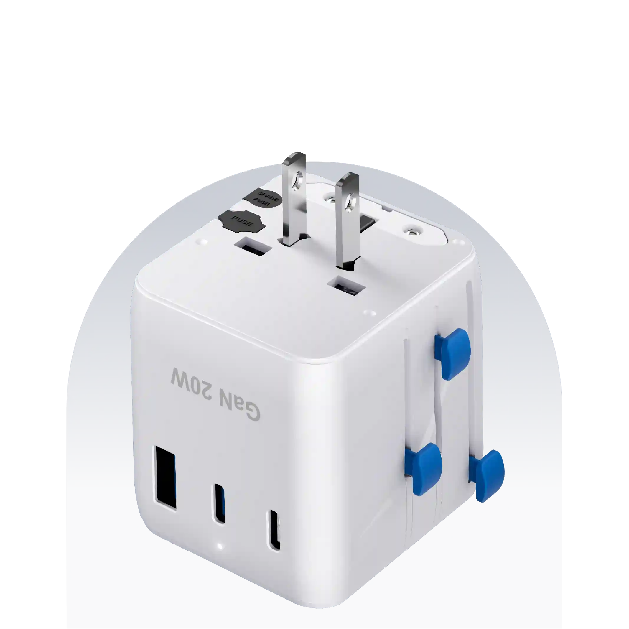 20W UniPort Universal Travel Adapter