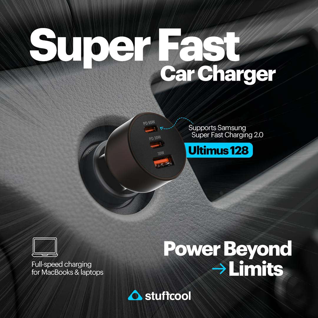Ultimus Universal Fast Car Charger 128W