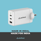 Nova 65W PD Multi Port 2 Type C & 1 USB A GaN Charger
