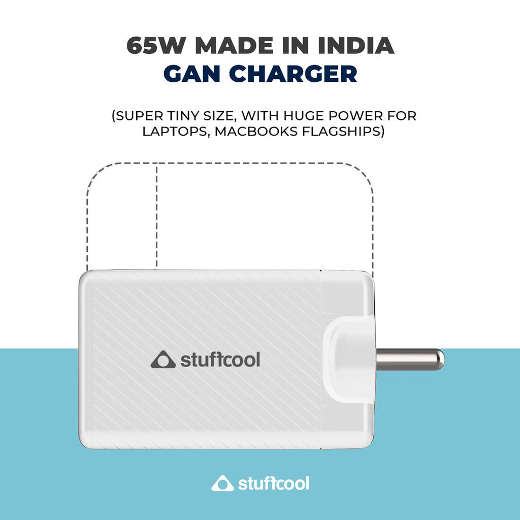Nova 65W PD Multi Port 2 Type C & 1 USB A GaN Charger