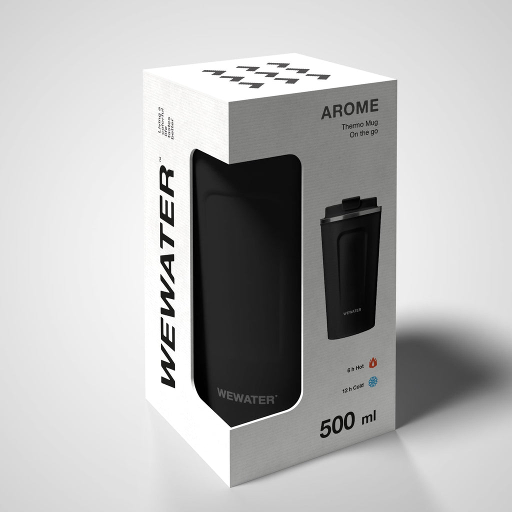 Tumbler da viaggio Midnight Black 500 ml