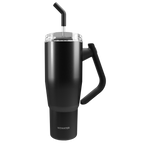 Tumbler da viaggio con cannuccia Big Chill Nero 950 ml
