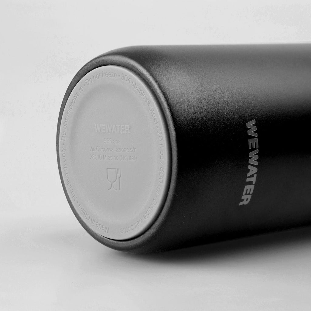 Borraccia termica con infusore Midnight Black 600 ml