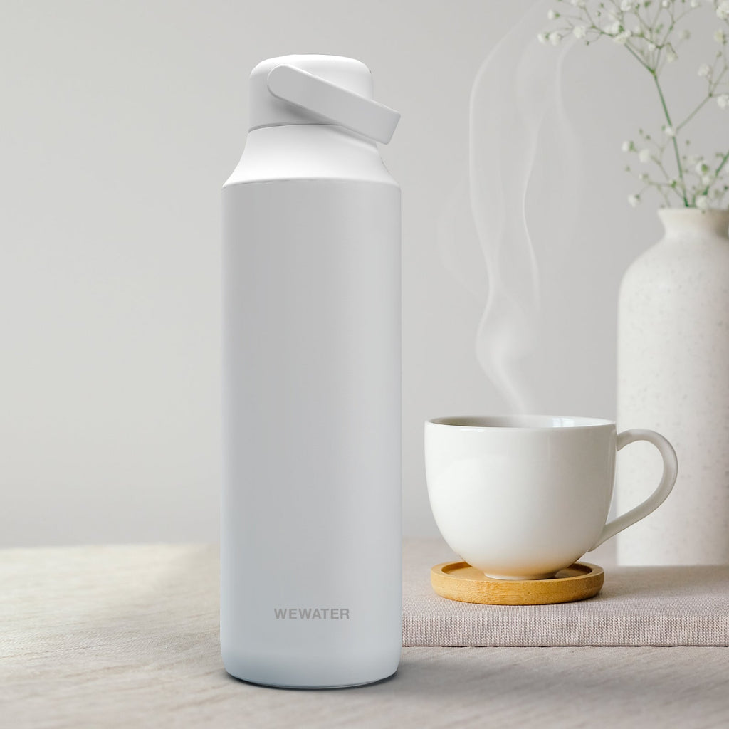 Borraccia termica con infusore Artic White 600 ml