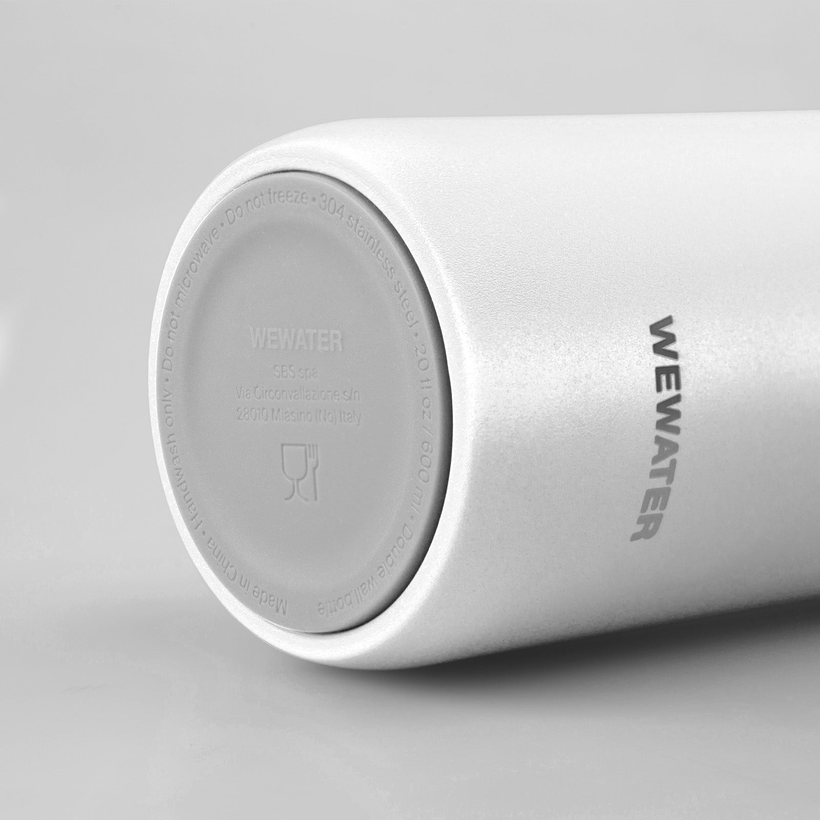 Borraccia termica con infusore Artic White 600 ml
