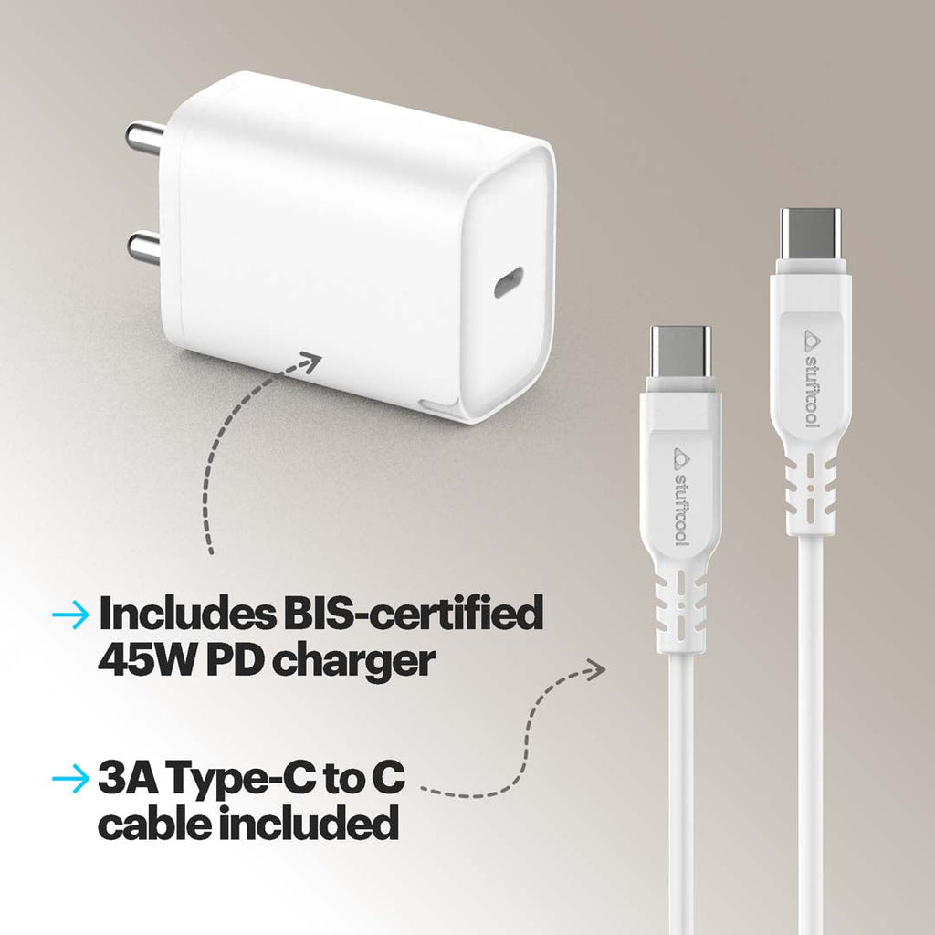 Stuffcool - Nexi 3 in 1 Foldable Magnetic Wireless Charger Qi2.2 Certified 25W Fast Charger
