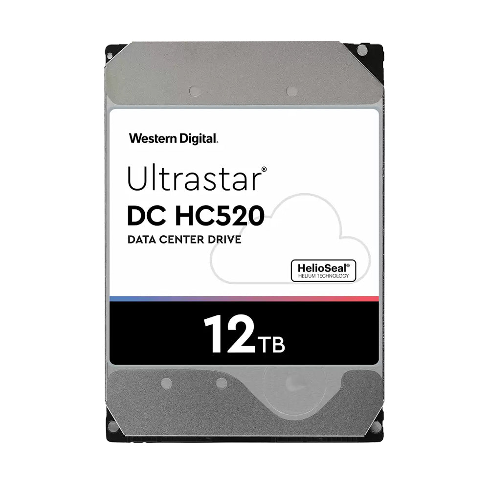 Western Digital Ultrastar DC HC520 12TB 3.5-inch SATA 7200RPM Data Center Internal Hard Disk