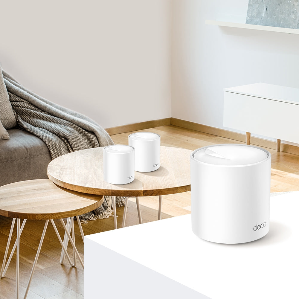 TP-Link AX5400 DECO X60 Dual-Band Whole Home Mesh WiFi 6 System - 3 Pack