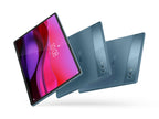 Smartphone with a colorful display and back view on a white background