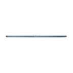 Long, thin metallic object on a white background