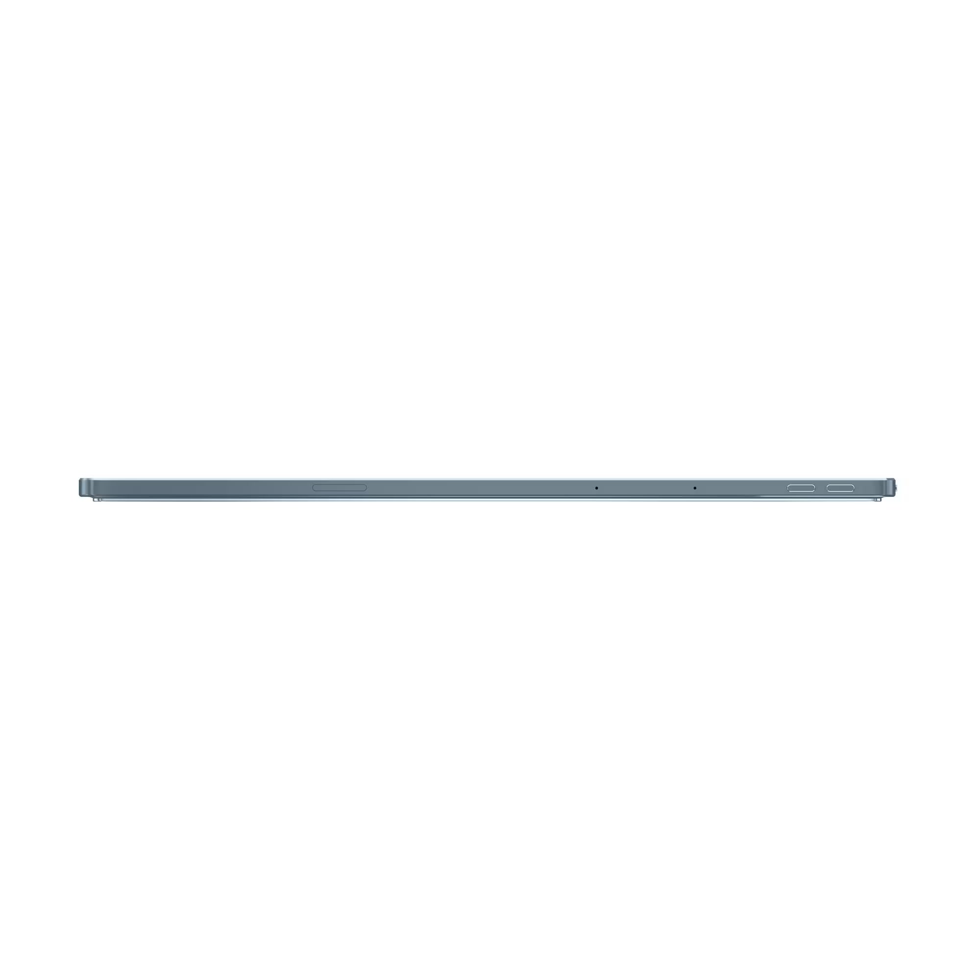 Long horizontal metallic rod on a white background