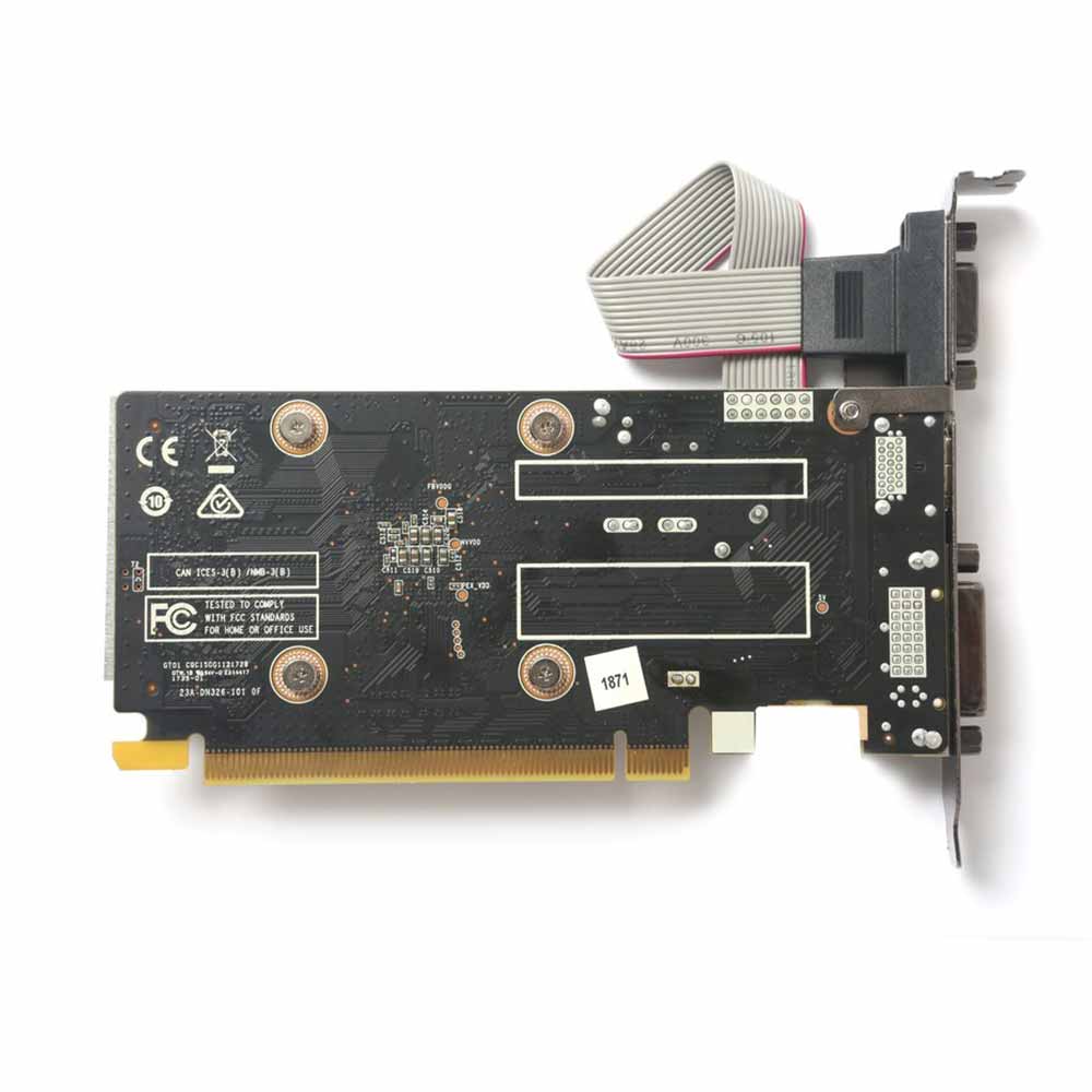 Zotac GeForce GT710 DDR3 2GB 64-Bit Graphics Card with Single Fan and Heatsink