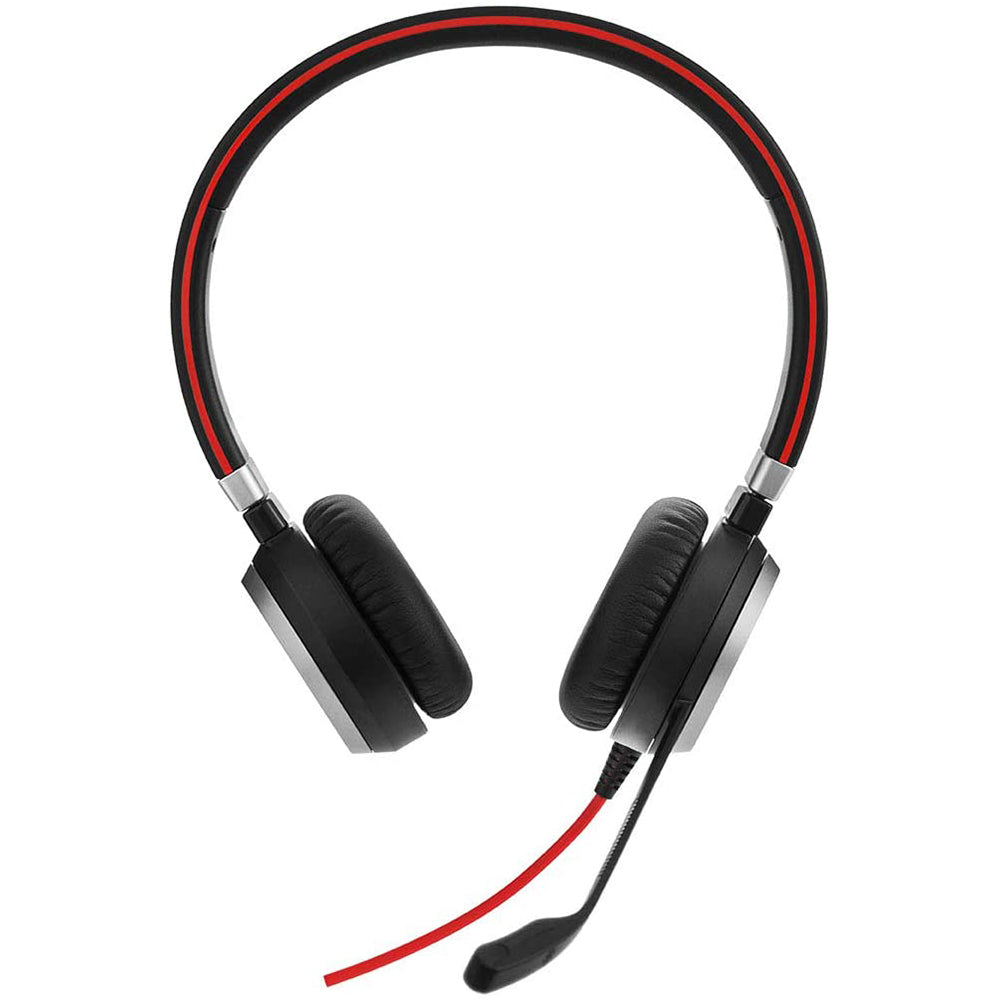 Jabra Evolve 40 MS Wired On-Ear sterio Headset with Microphone and Media Controls