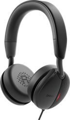 Dell Pro WH5024 Wired Leatherette Headband Active Noise Cancellation Headset with Microphone - Black