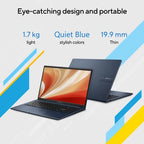 Laptop with features highlighted on a white background
