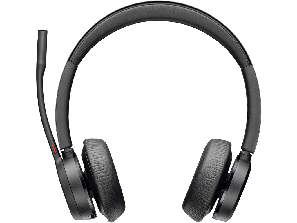 Poly Voyager 4320-M Microsoft Teams Certified Bluetooth Wireless Headset with Charging Stand - Black
