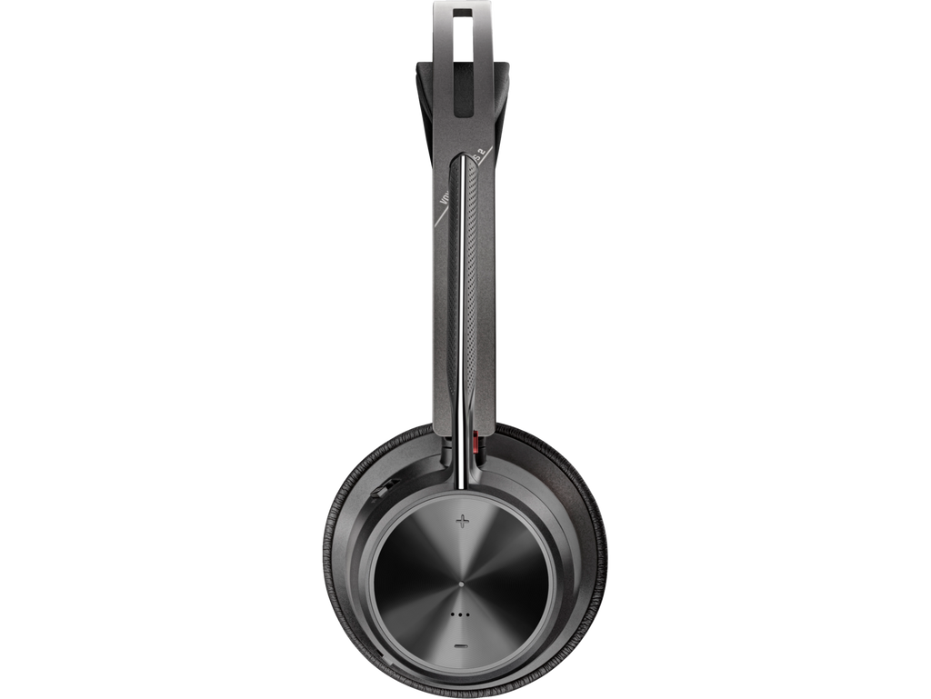 Poly Voyager Focus 2 UC Stereo Hybrid ANC Bluetooth Wireless Headset with Charging Stand