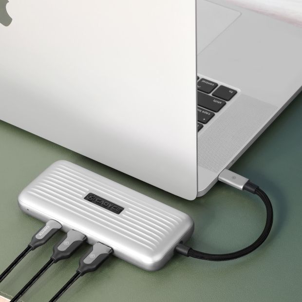 Cadyce CA-C4VIEW docking station in c4view image, perspective showing its compact design