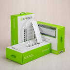 Cadyce CA-C7H USB‑C to USB 3.0 7‑Port Hub – close‑up of ports (c7h)
