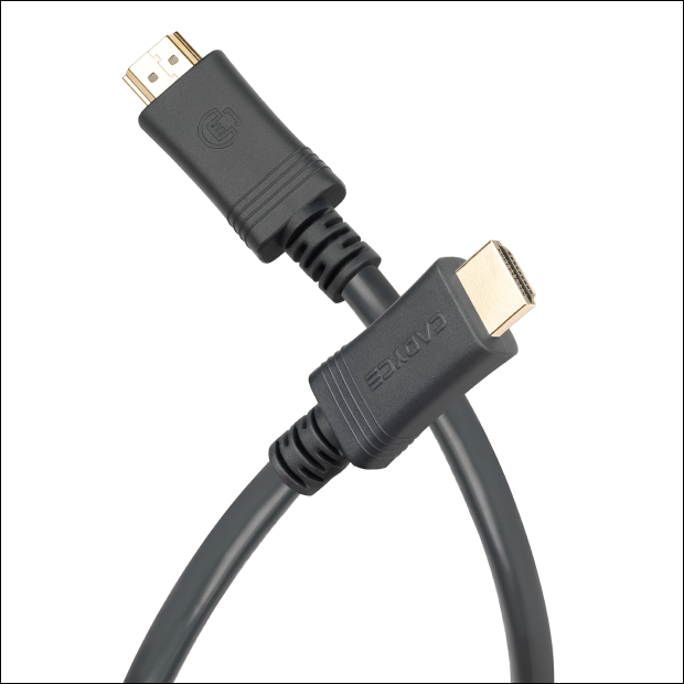 CADYCE HIGH SPEED HDMI CABLE WITH ETHERNET (2M) (BLACK) CA-HDC2M
