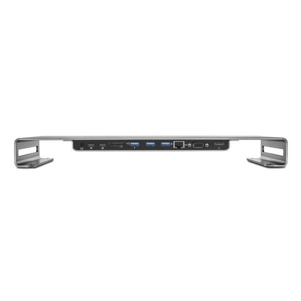 Cadyce CA-DDS USB-C Desktop Docking Station displaying VGA connector and dual‑display capability