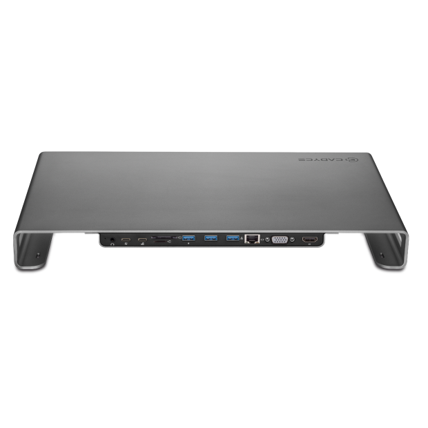 Cadyce CA-DDS USB-C Desktop Docking Station highlighting HDMI port and 4K output label
